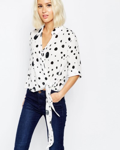 Wave point with a shirt